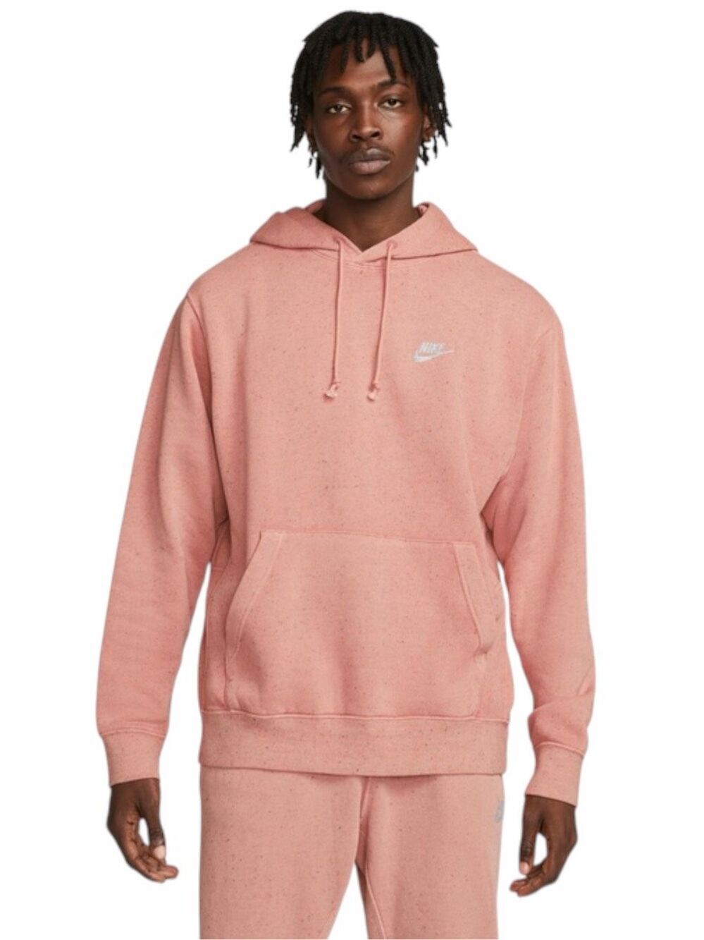 NIKE Sportswear Club Fleece Pinksicle Pink Pullover Hoodie Men’s Large